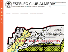 Tablet Screenshot of espeleoteca.com